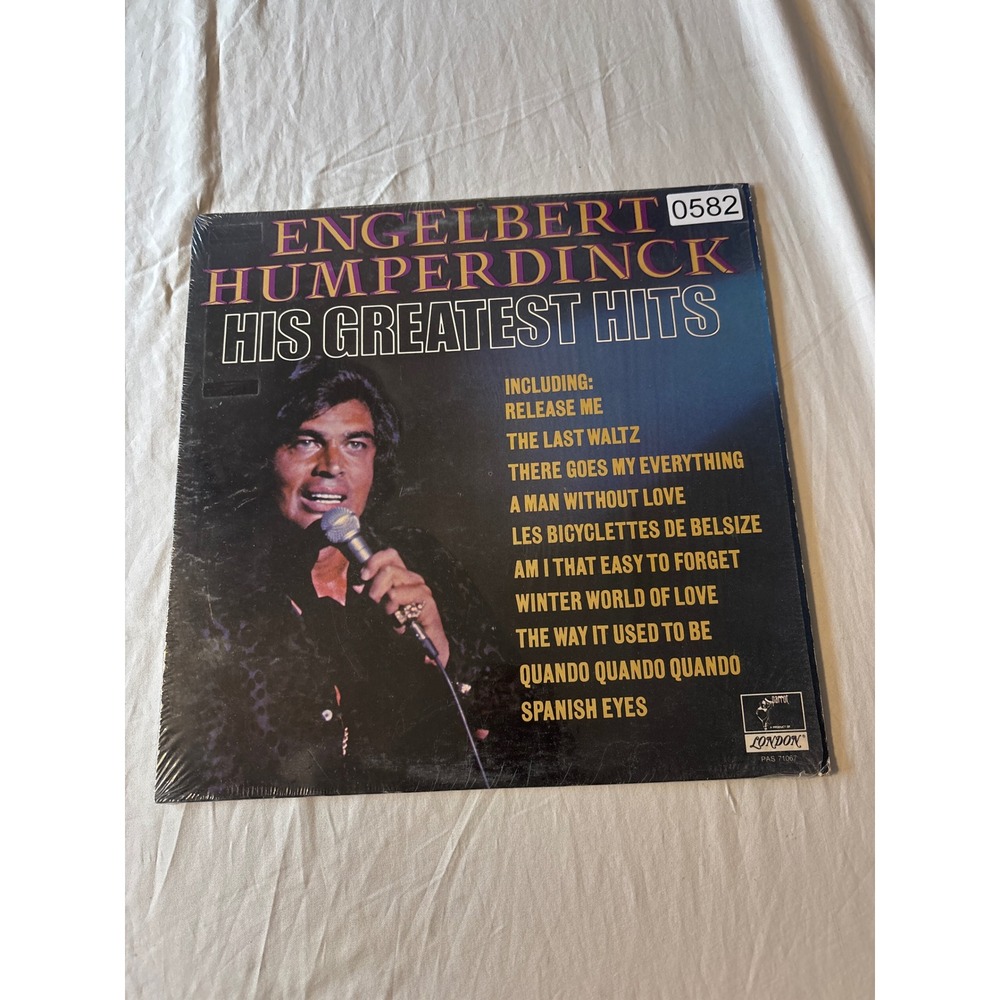 Engelbert Humperdinck His Greatest Hits Vinyl LP 12" 33RPM London PAS 71067 Good